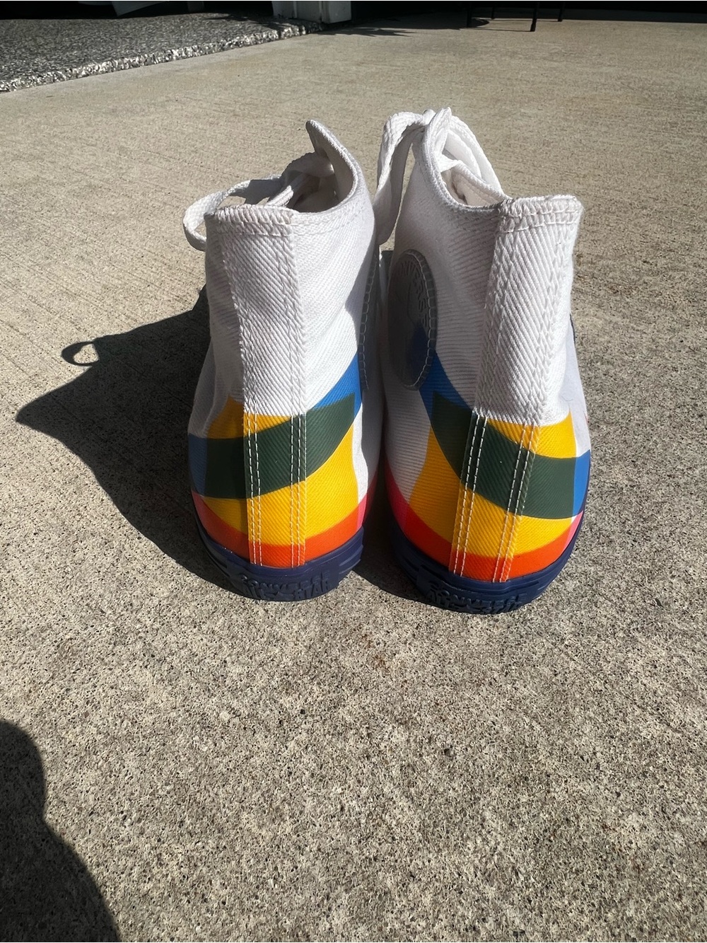 Converse Chuck Taylor All Star High Space Racer White Multi Men’s Size 12 - Picture 5 of 16